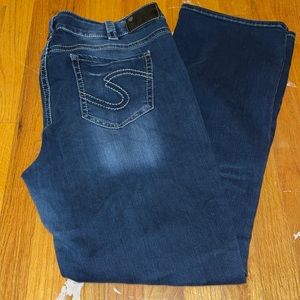 Silver Jeans Suki Mid Slim Boot size 18/33